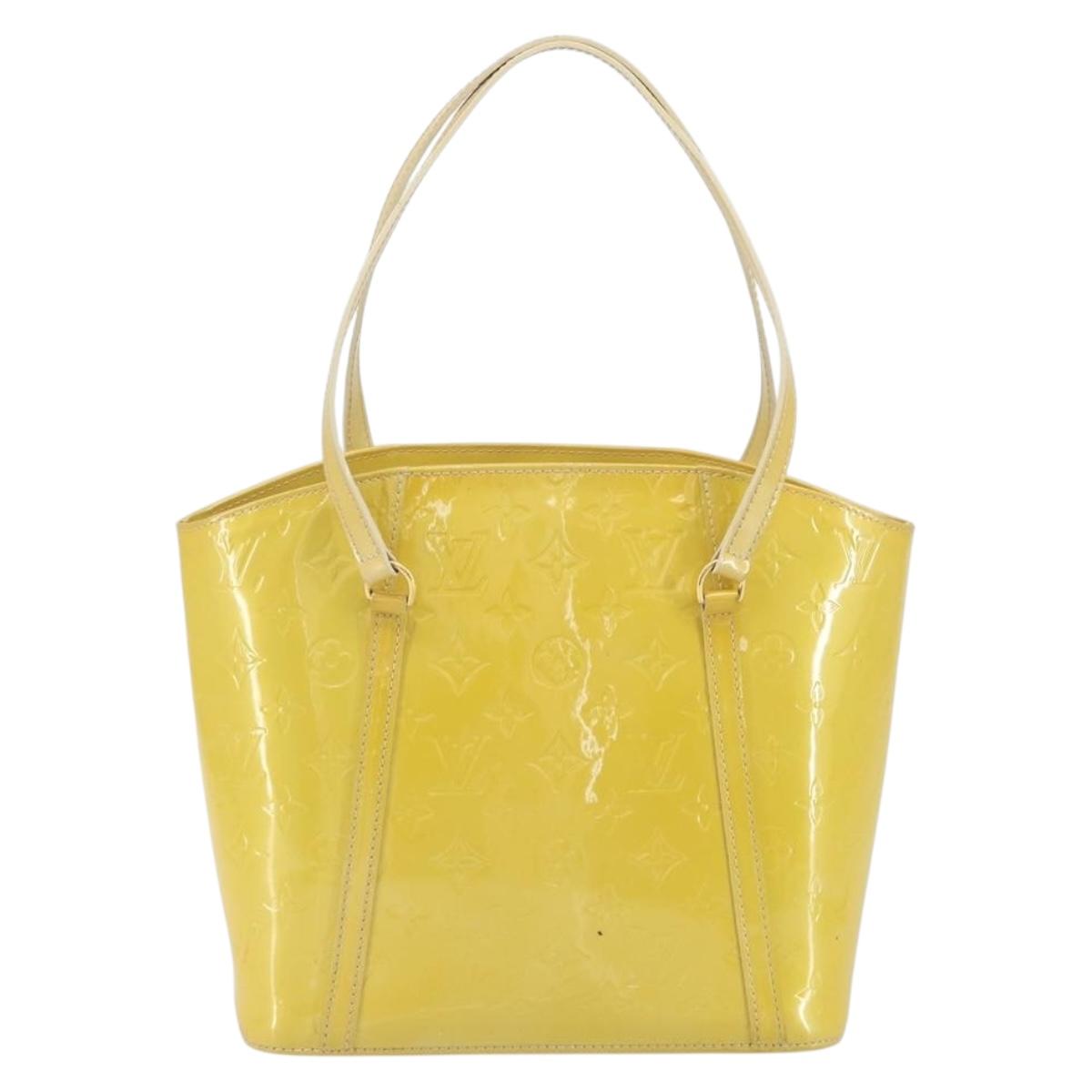 LOUIS VUITTON Monogram Vernis Avalon MM Tote Bag Broncorail M91743 Auth 162011