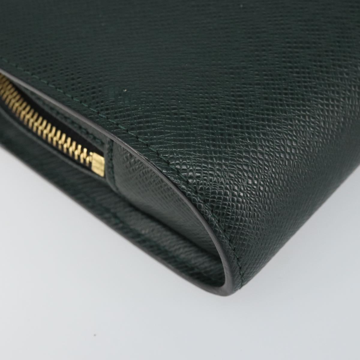 LOUIS VUITTON Taiga Baikal Clutch Bag Epicea M30184 LV Auth 162015