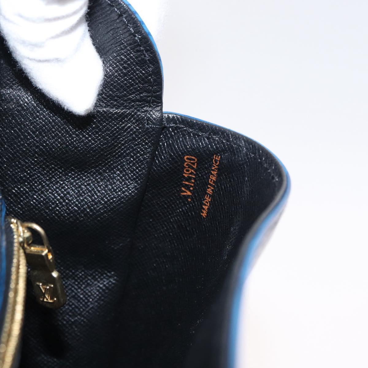 LOUIS VUITTON Epi Saint Cloud GM Shoulder Bag Toledo Blue M52195 LV Auth 162051