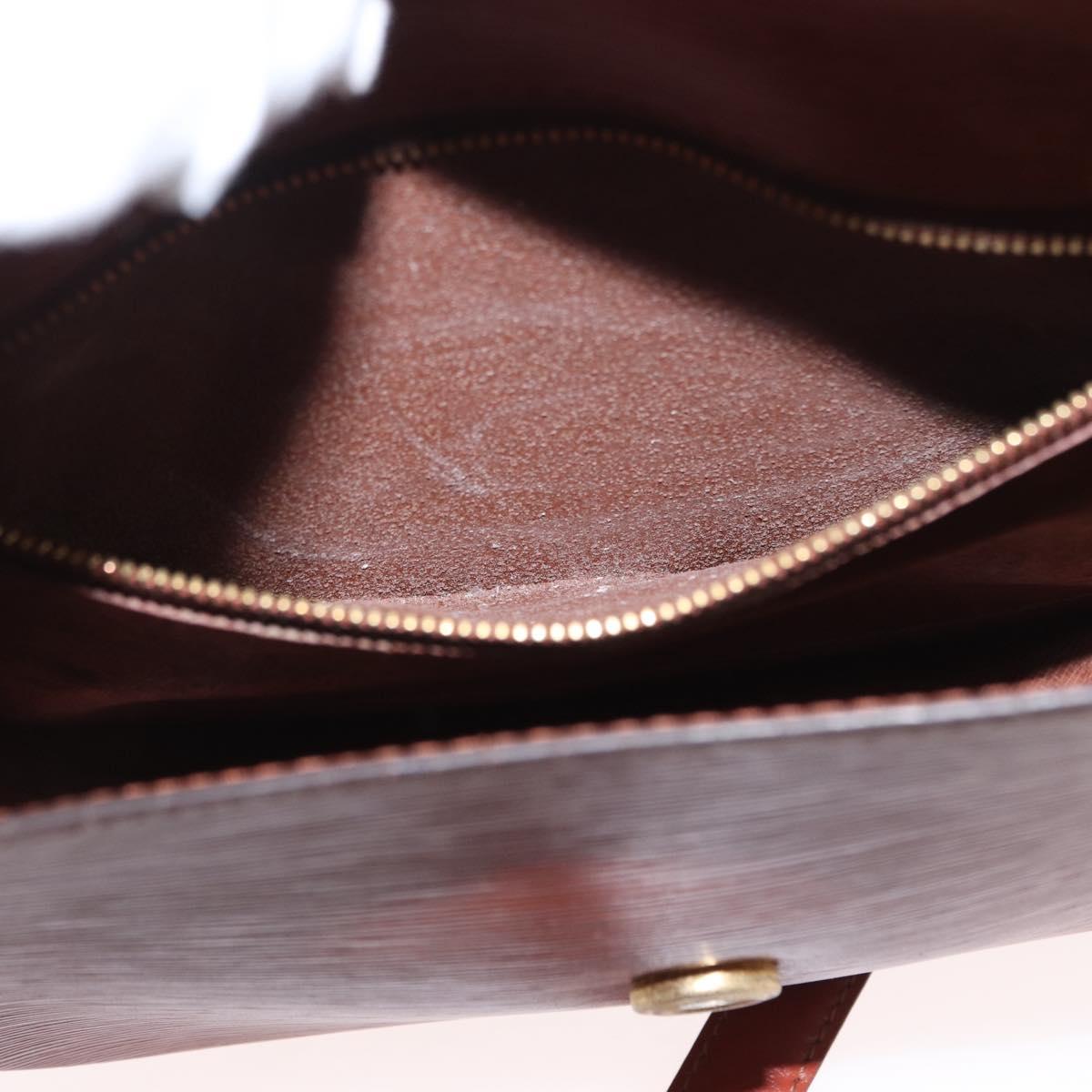 LOUIS VUITTON Epi Saint Cloud GM Shoulder Bag Brown M52193 LV Auth 162052