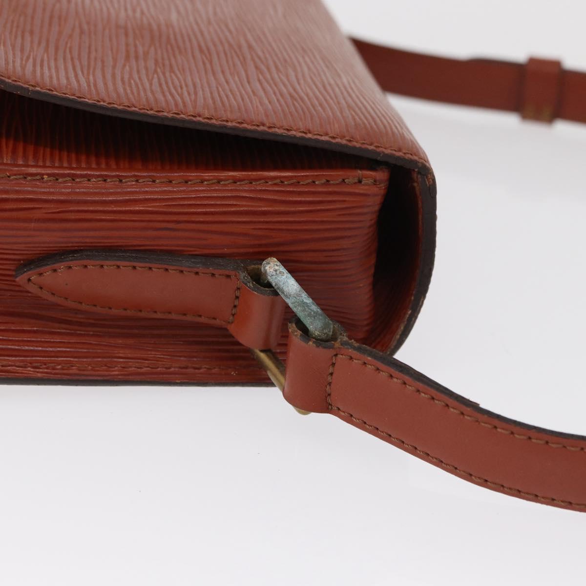LOUIS VUITTON Epi Saint Cloud GM Shoulder Bag Brown M52193 LV Auth 162052