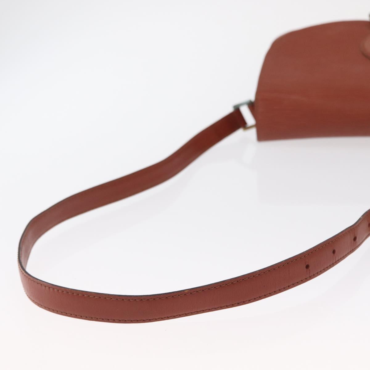 LOUIS VUITTON Epi Saint Cloud GM Shoulder Bag Brown M52193 LV Auth 162052