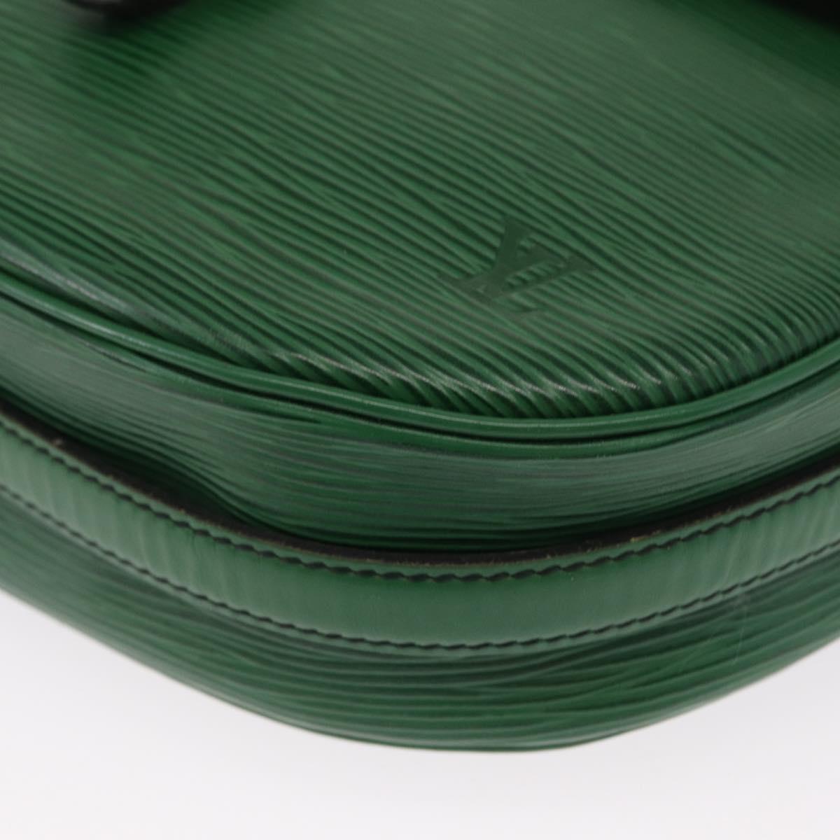 LOUIS VUITTON Epi Jeune Fille MM Shoulder Bag Green M52154 LV Auth 162053
