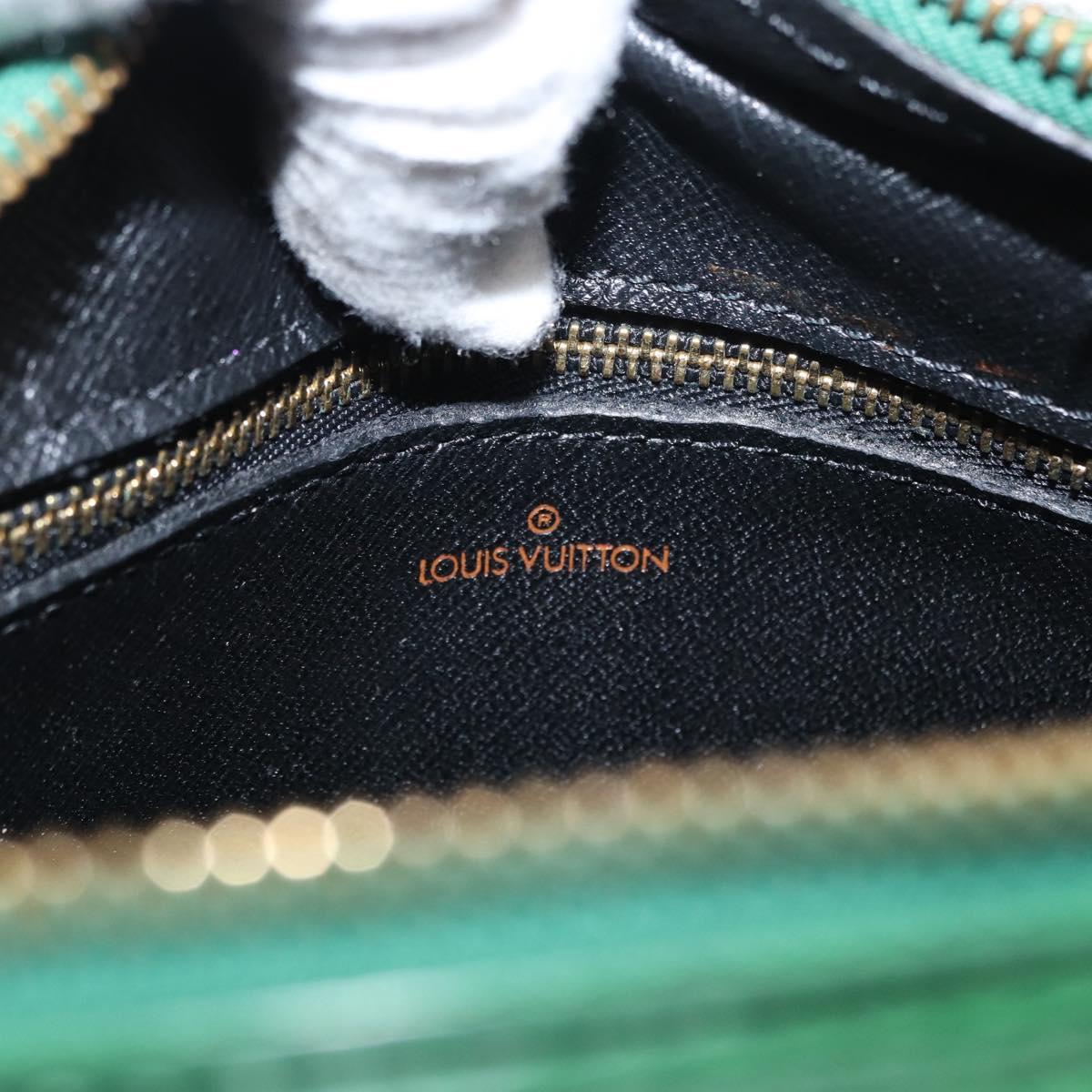 LOUIS VUITTON Epi Jeune Fille MM Shoulder Bag Green M52154 LV Auth 162053