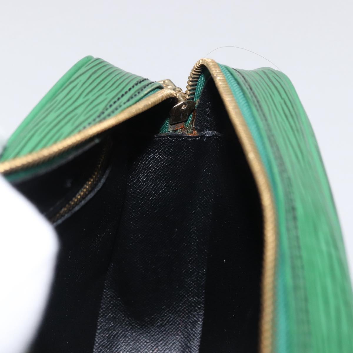 LOUIS VUITTON Epi Jeune Fille MM Shoulder Bag Green M52154 LV Auth 162053
