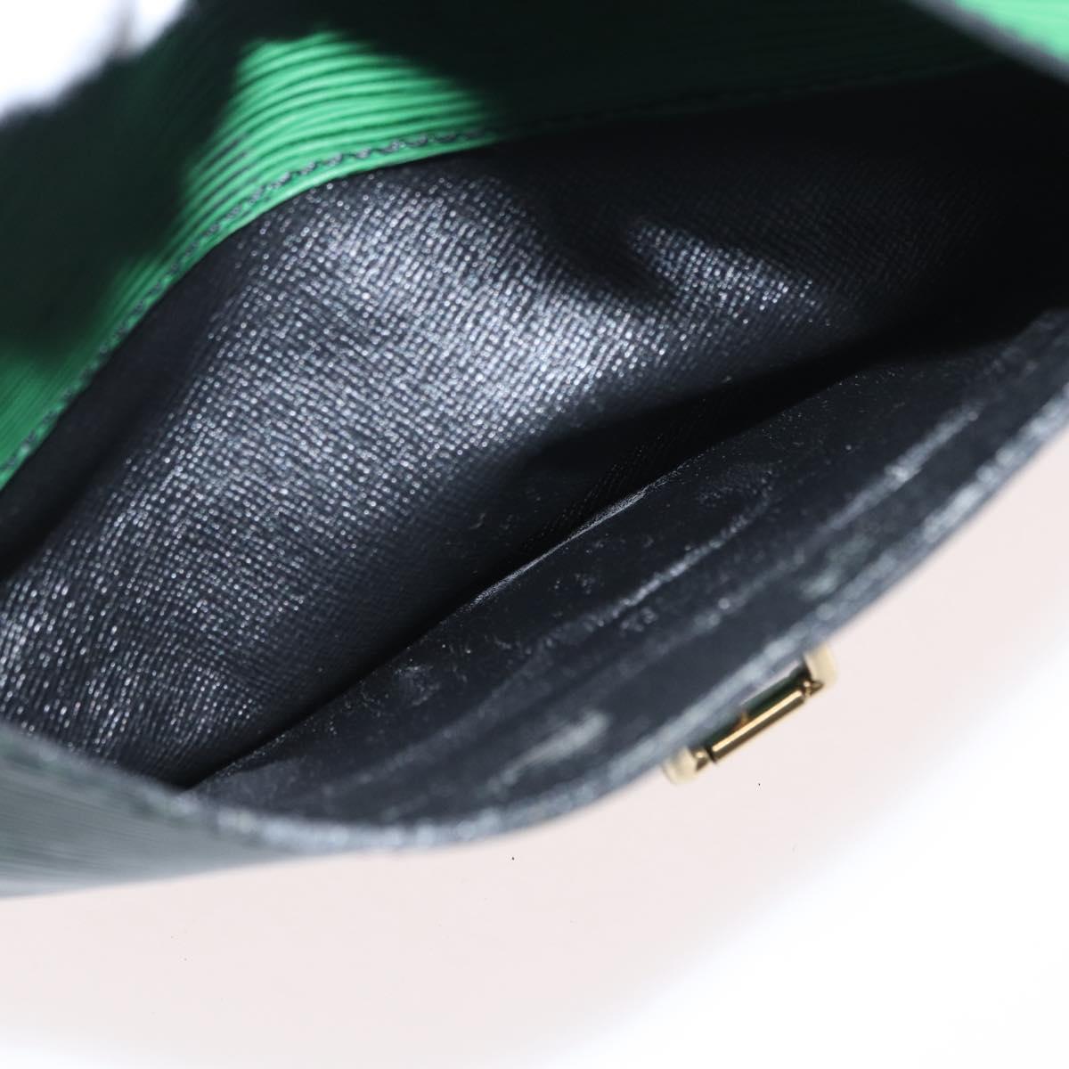 LOUIS VUITTON Epi Jeune Fille MM Shoulder Bag Green M52154 LV Auth 162053