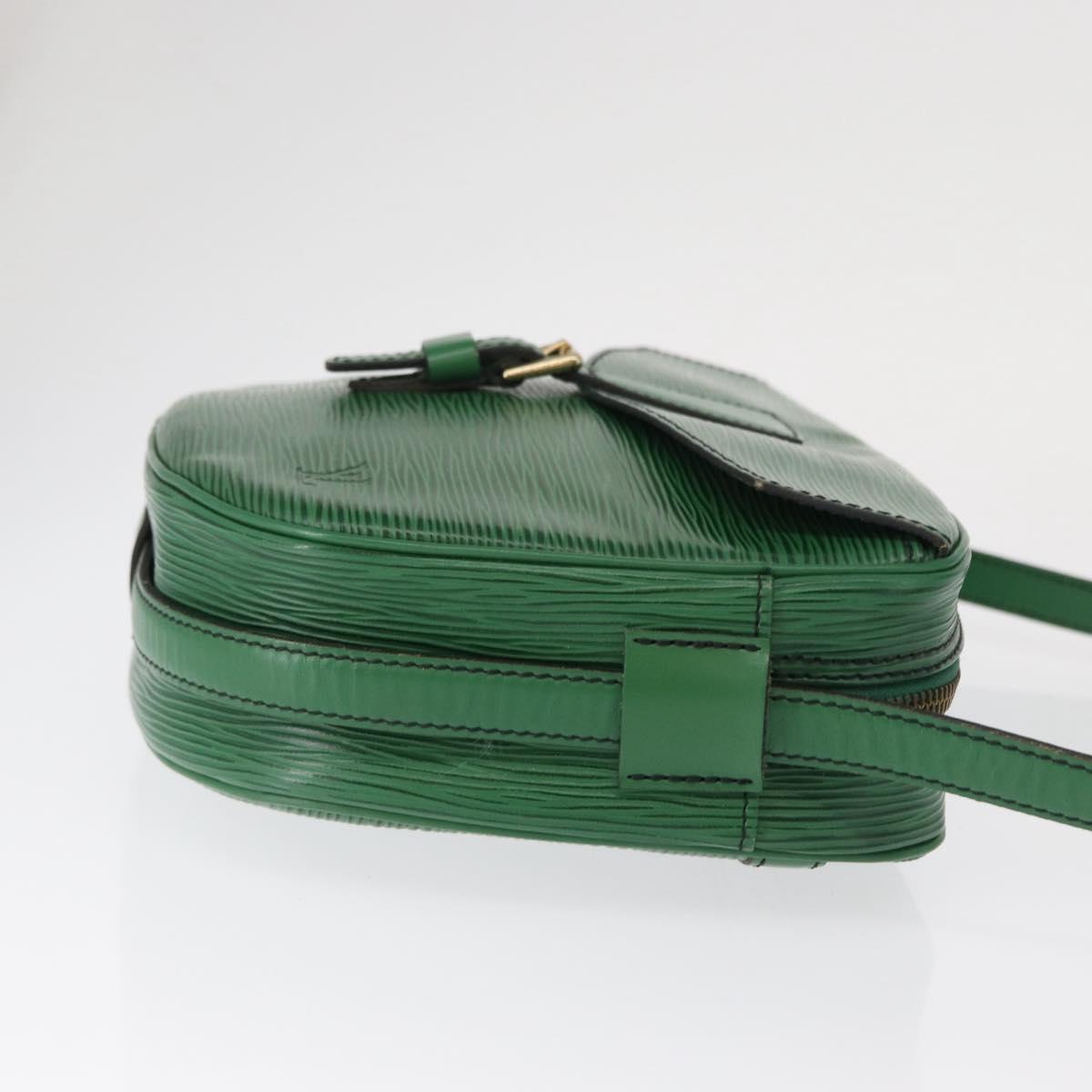 LOUIS VUITTON Epi Jeune Fille MM Shoulder Bag Green M52154 LV Auth 162053