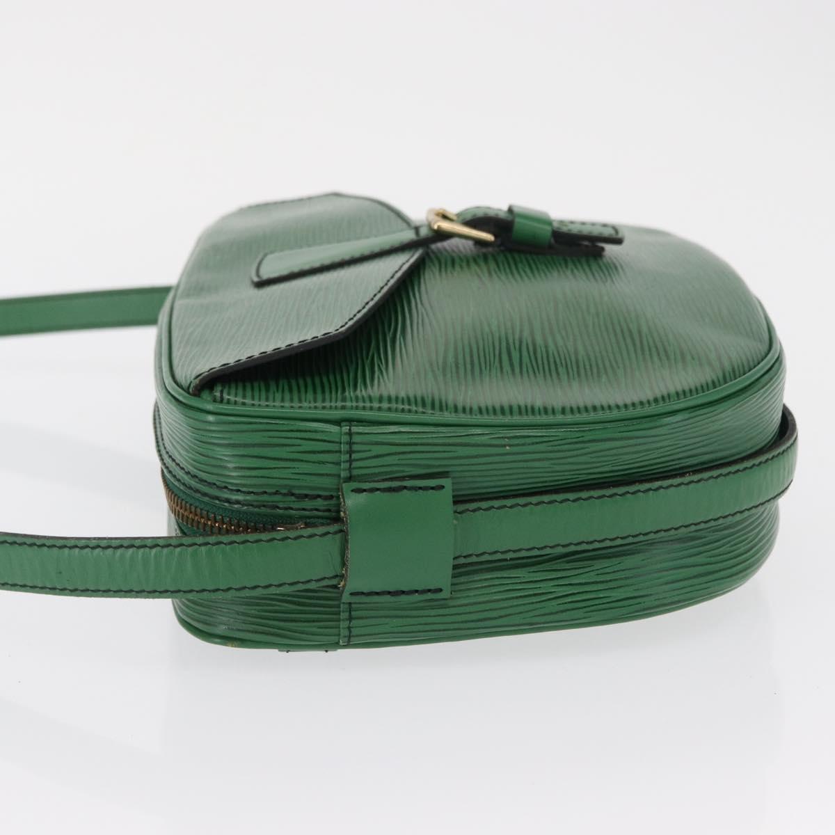 LOUIS VUITTON Epi Jeune Fille MM Shoulder Bag Green M52154 LV Auth 162053
