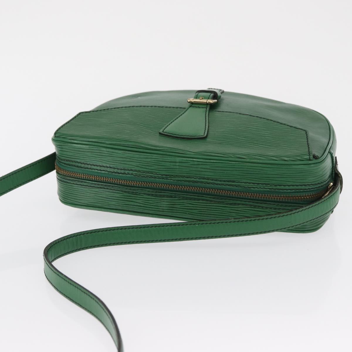 LOUIS VUITTON Epi Jeune Fille MM Shoulder Bag Green M52154 LV Auth 162053