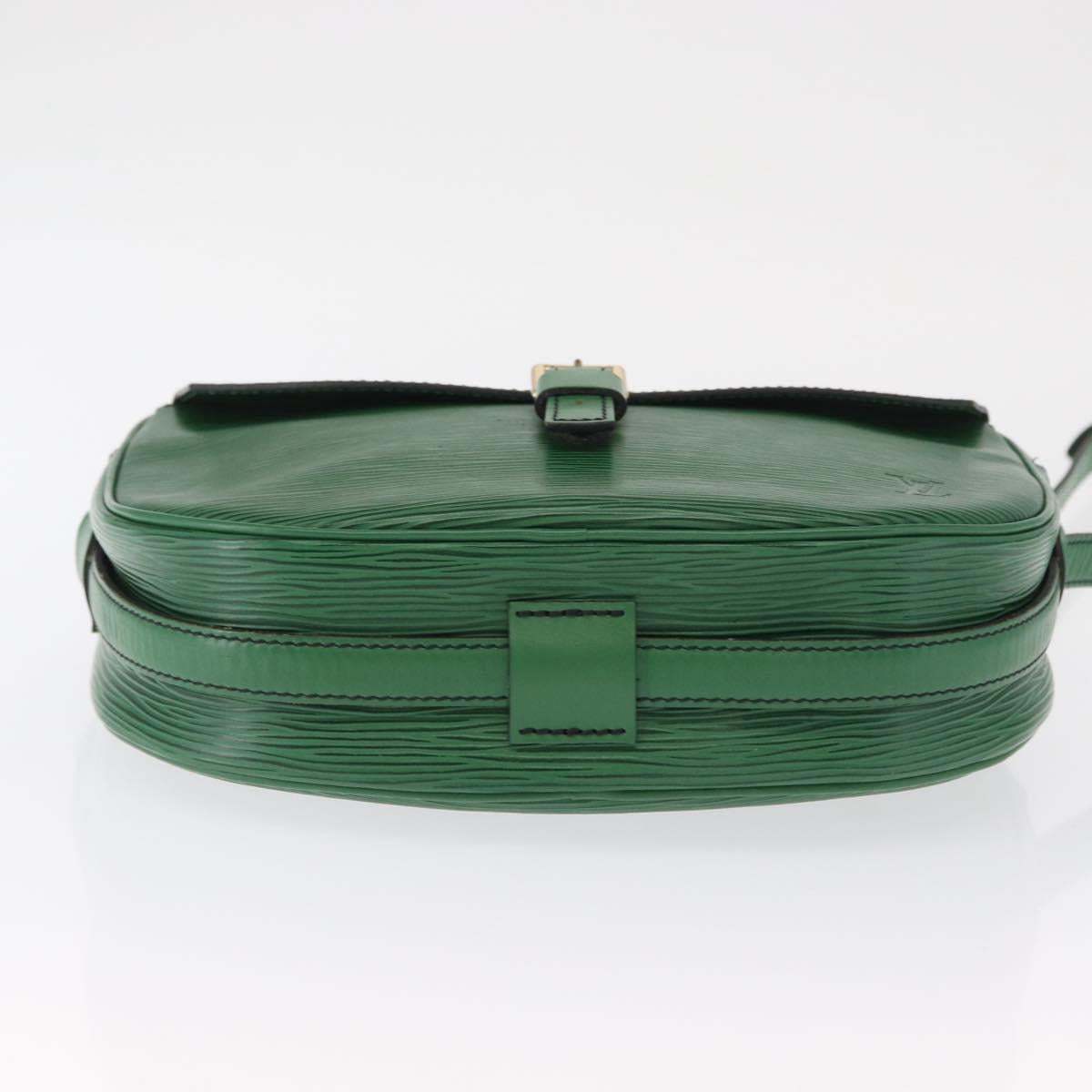 LOUIS VUITTON Epi Jeune Fille MM Shoulder Bag Green M52154 LV Auth 162053