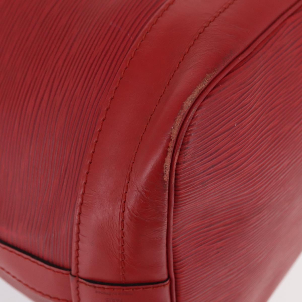 LOUIS VUITTON Epi Noe Shoulder Bag Red M44007 LV Auth 162058