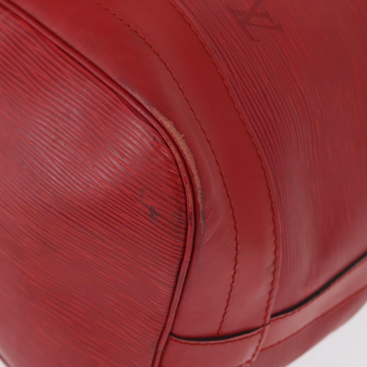LOUIS VUITTON Epi Noe Shoulder Bag Red M44007 LV Auth 162058