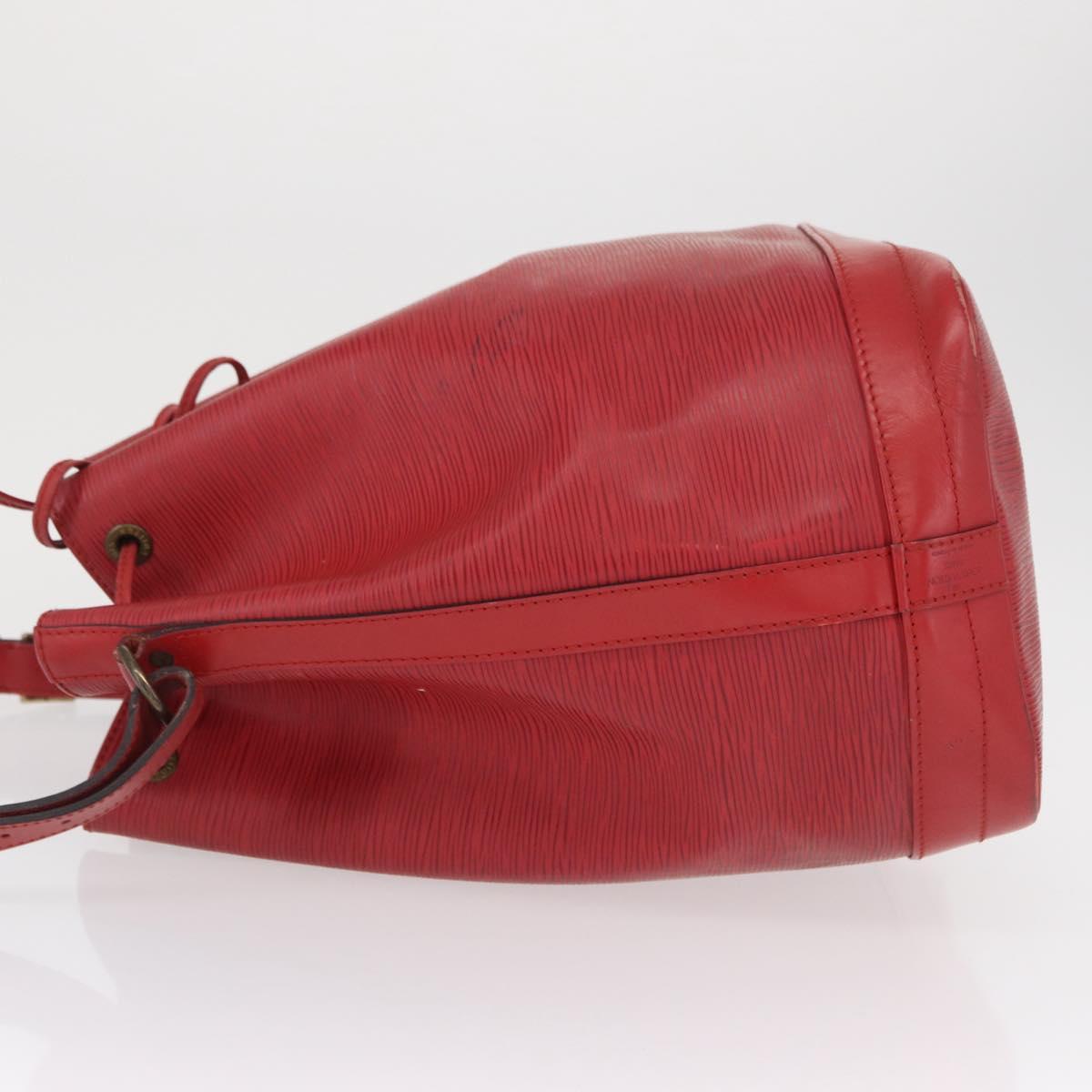 LOUIS VUITTON Epi Noe Shoulder Bag Red M44007 LV Auth 162058