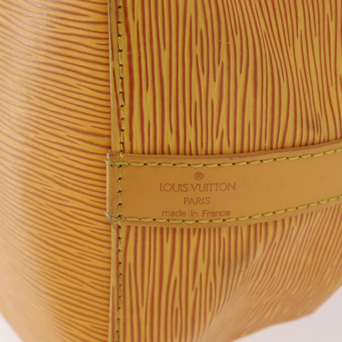 LOUIS VUITTON Epi Petit Noe Shoulder Bag Yellow M44109 LV Auth 162059