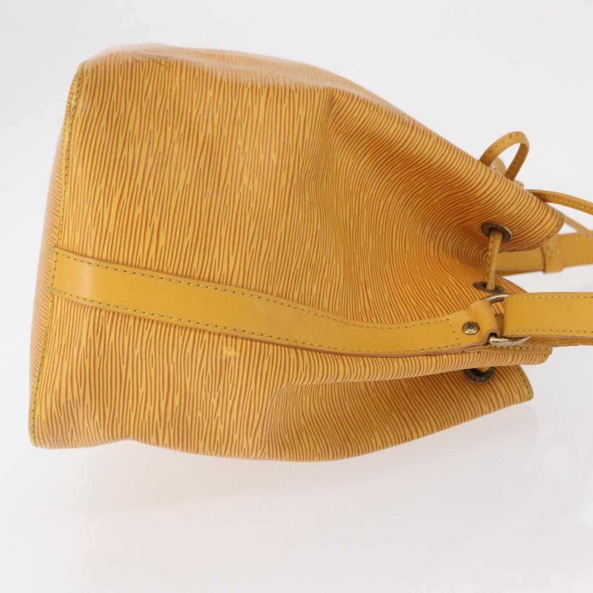 LOUIS VUITTON Epi Petit Noe Shoulder Bag Yellow M44109 LV Auth 162059