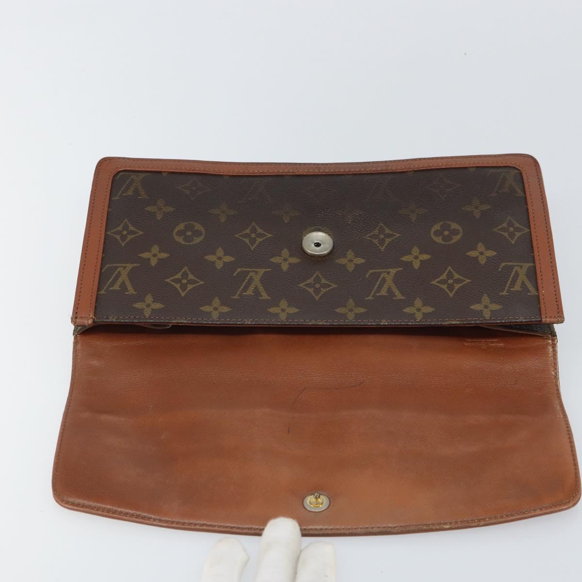 LOUIS VUITTON Monogram Pochette Dam GM Clutch Bag M51810 LV Auth 162060
