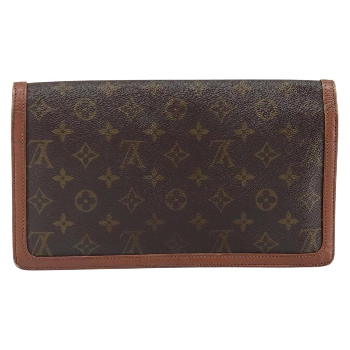 LOUIS VUITTON Monogram Pochette Dam GM Clutch Bag M51810 LV Auth 162060