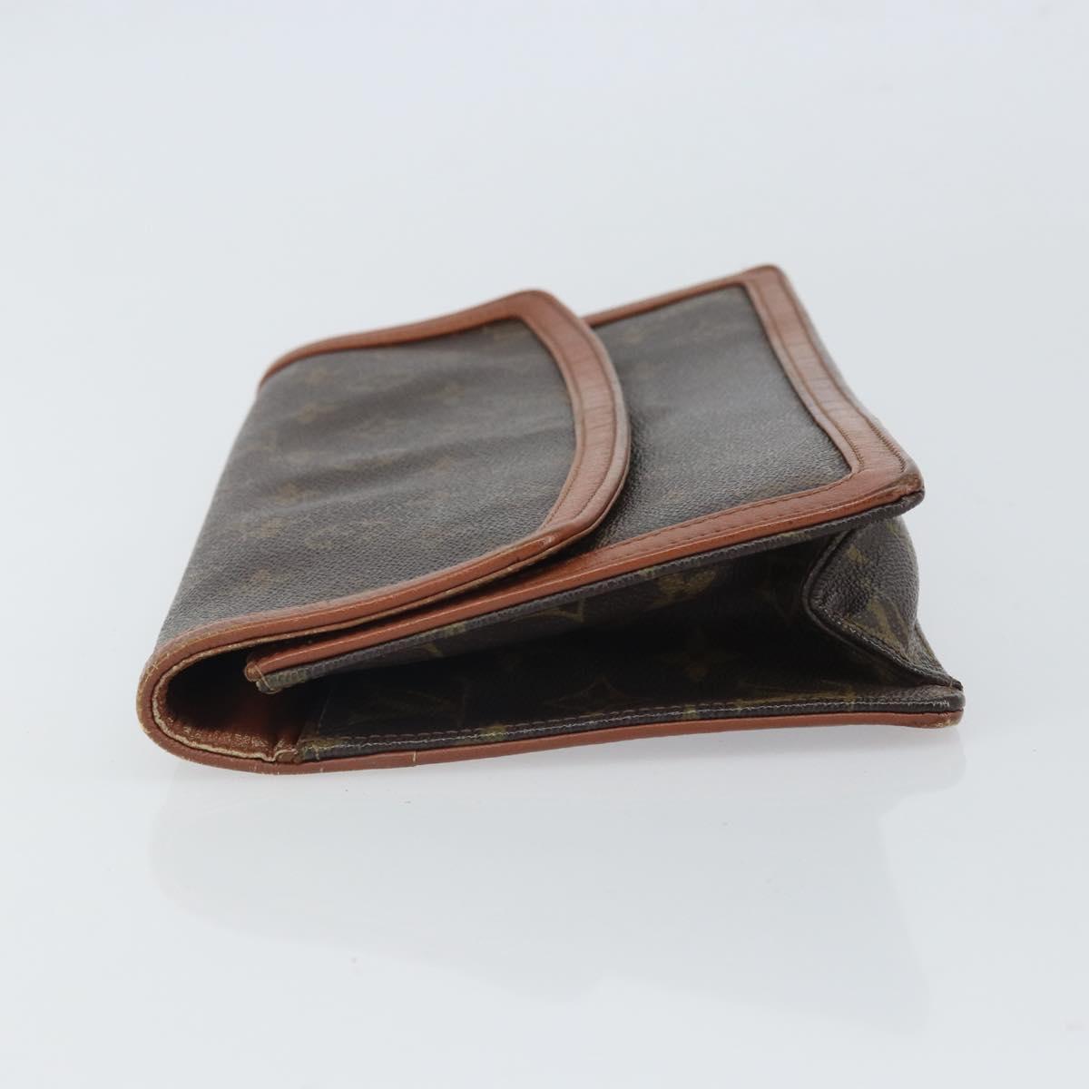 LOUIS VUITTON Monogram Pochette Dam GM Clutch Bag M51810 LV Auth 162060