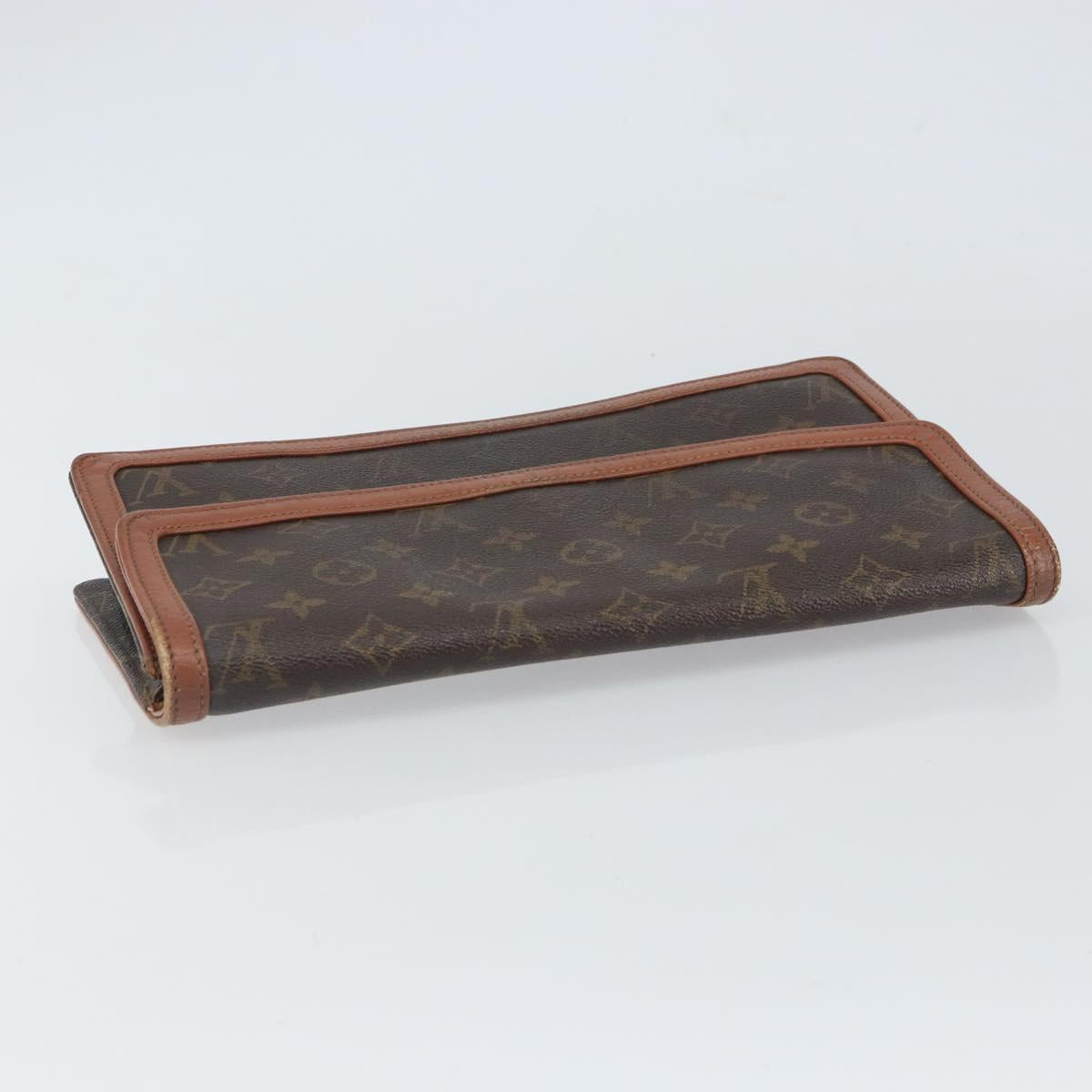 LOUIS VUITTON Monogram Pochette Dam GM Clutch Bag M51810 LV Auth 162060