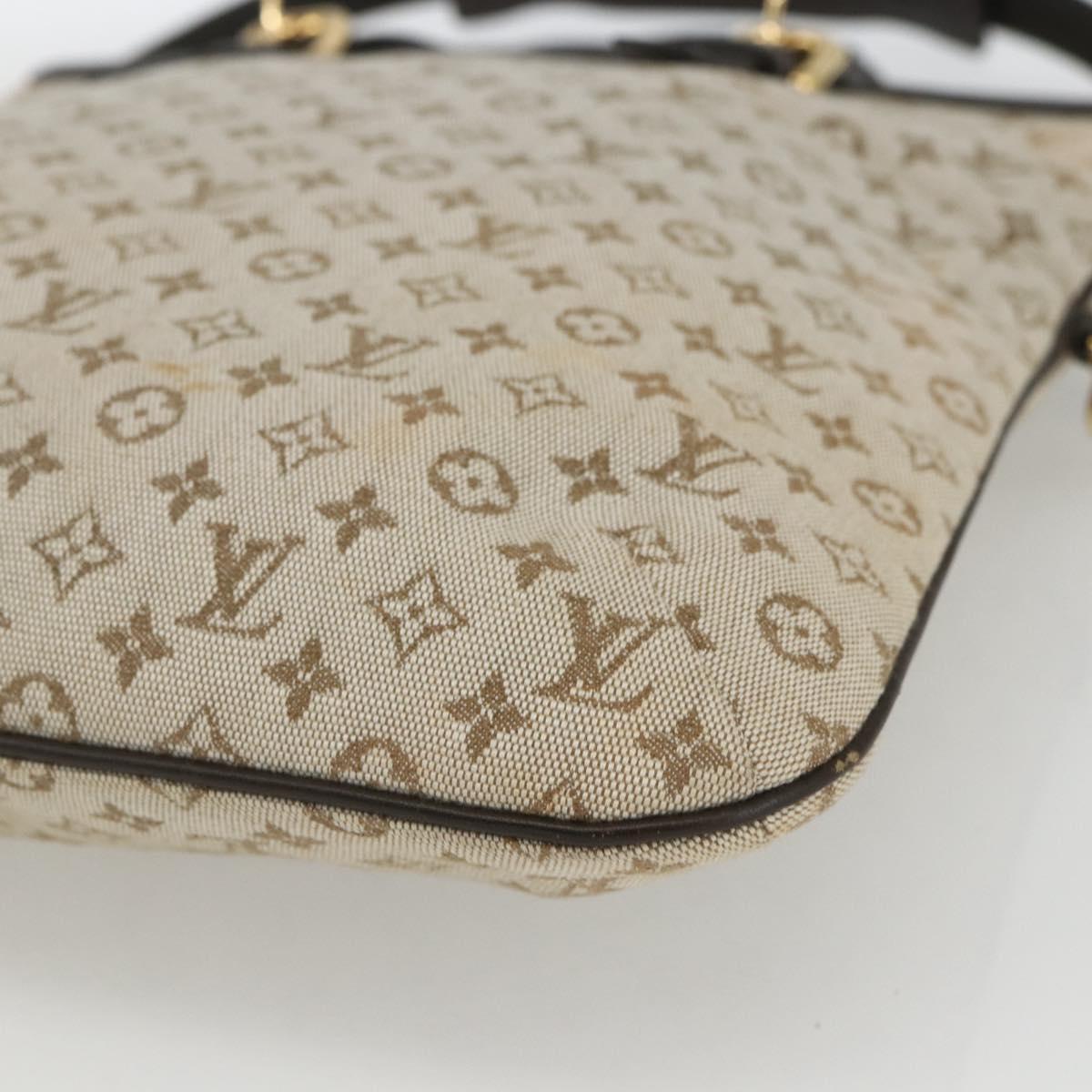 LOUIS VUITTON Monogram Mini Françoise Tote Bag 2Way Khaki M92209 LV Auth 162070