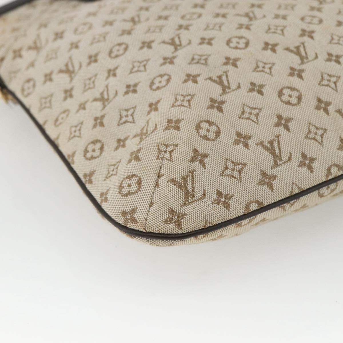 LOUIS VUITTON Monogram Mini Françoise Tote Bag 2Way Khaki M92209 LV Auth 162070