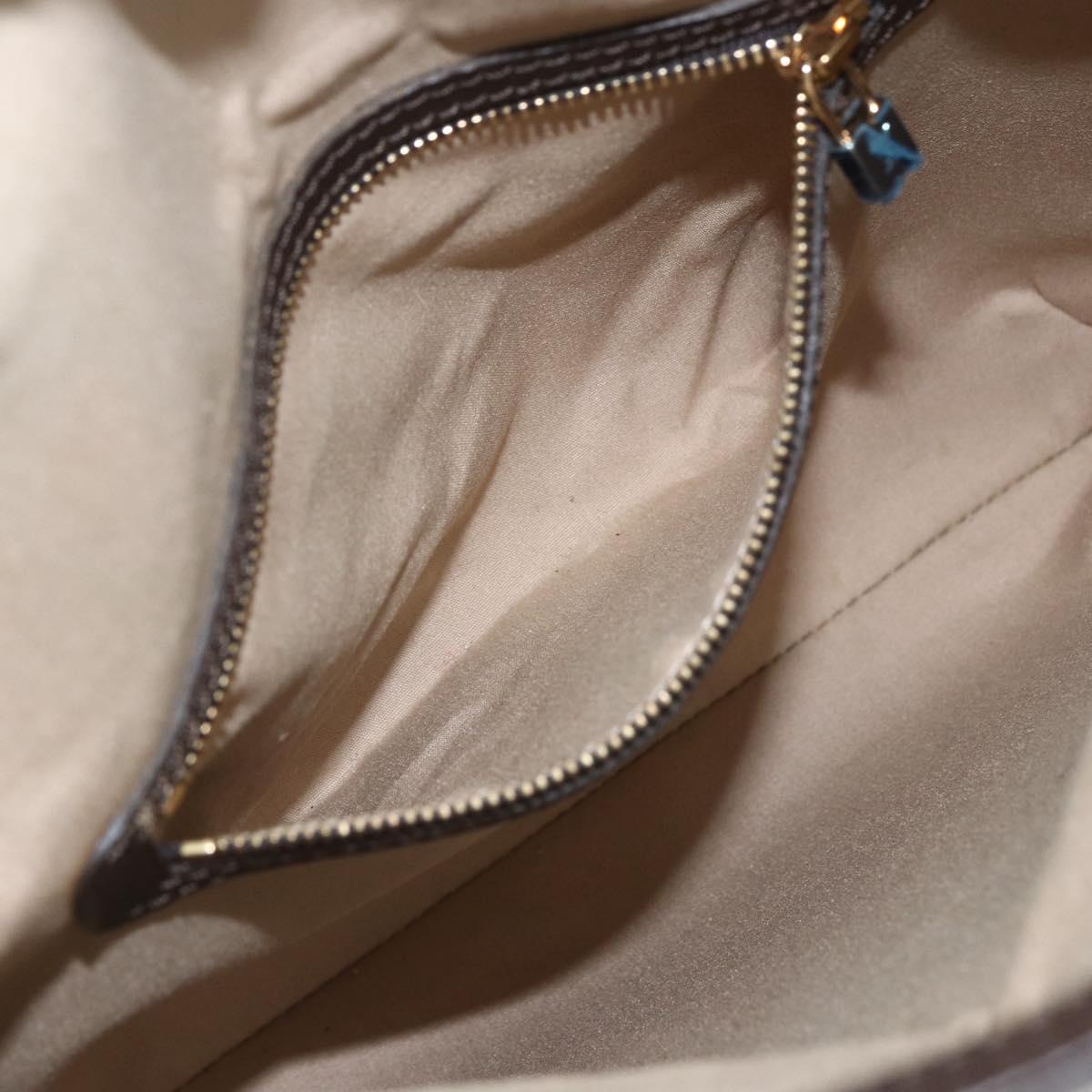 LOUIS VUITTON Monogram Mini Françoise Tote Bag 2Way Khaki M92209 LV Auth 162070