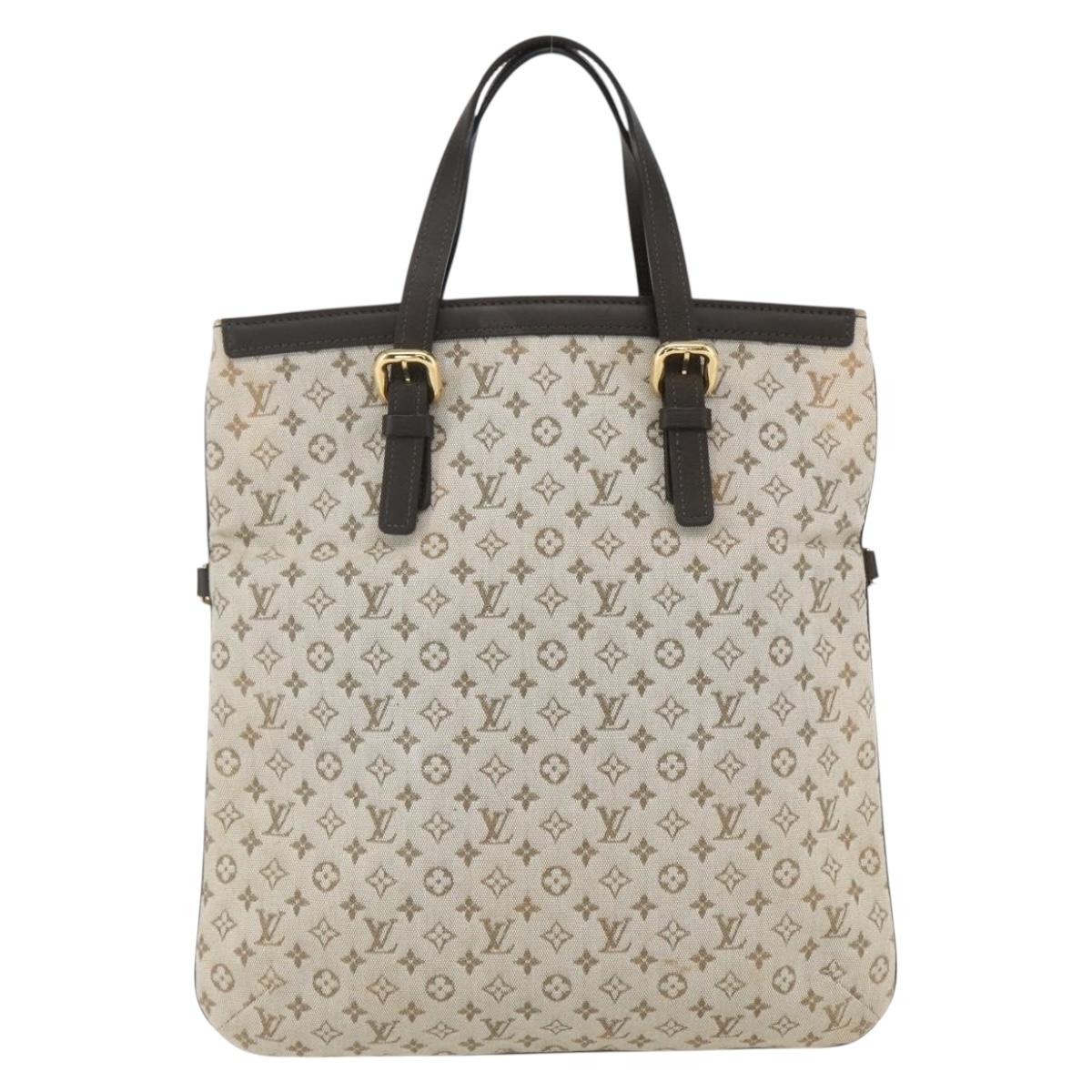 LOUIS VUITTON Monogram Mini Françoise Tote Bag 2Way Khaki M92209 LV Auth 162070