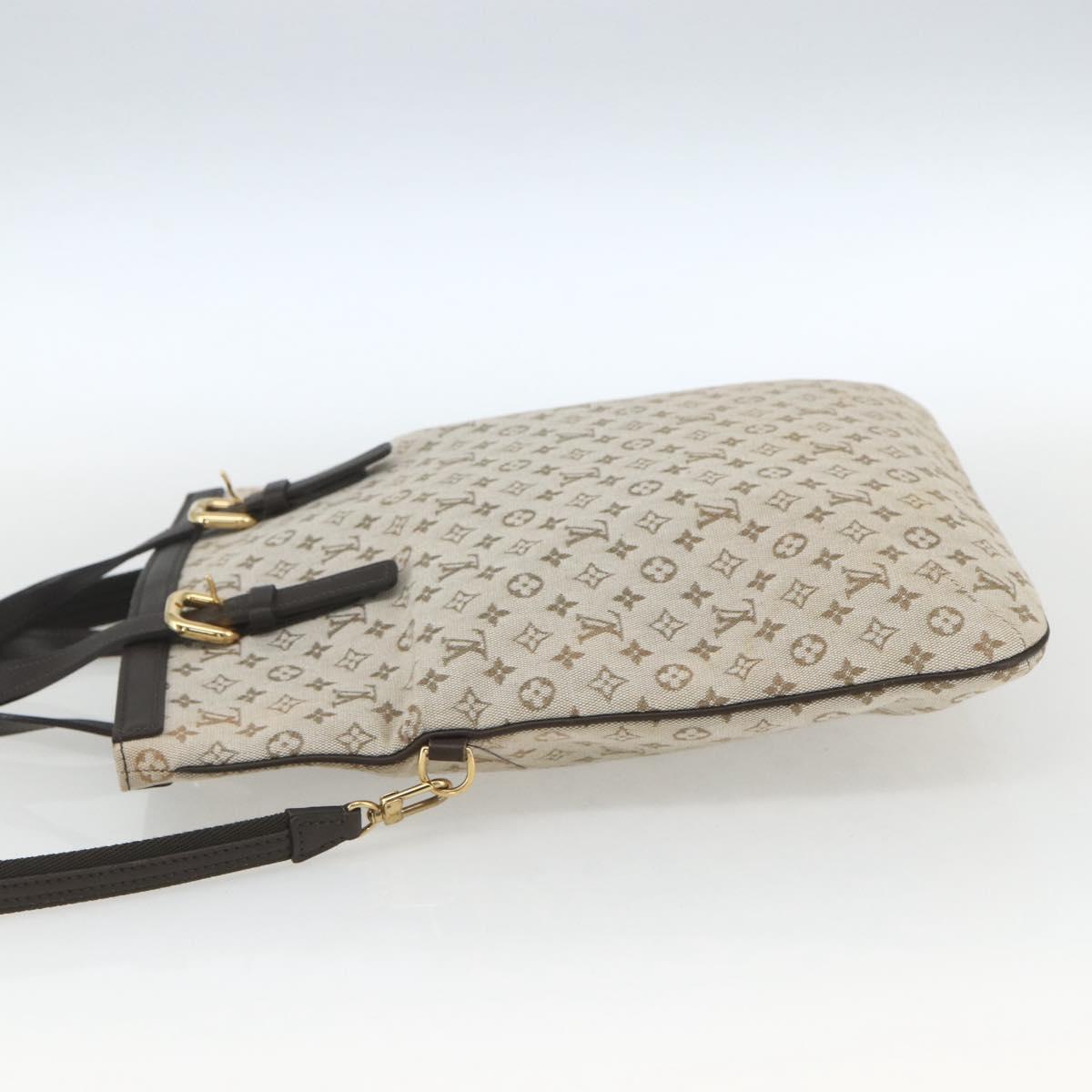 LOUIS VUITTON Monogram Mini Françoise Tote Bag 2Way Khaki M92209 LV Auth 162070