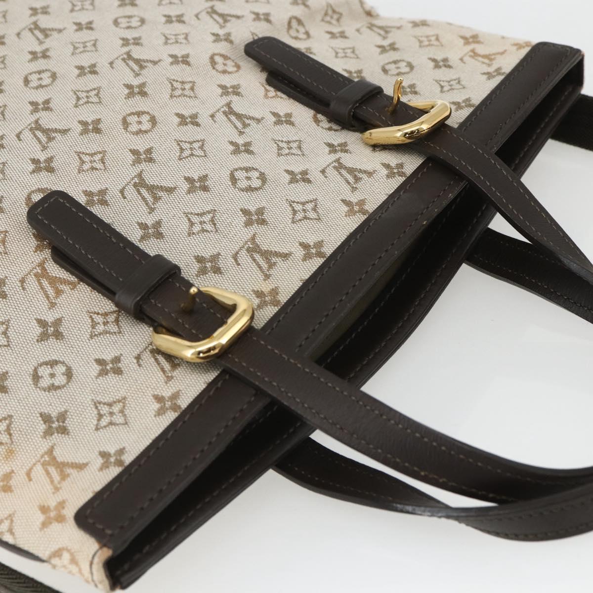 LOUIS VUITTON Monogram Mini Françoise Tote Bag 2Way Khaki M92209 LV Auth 162070