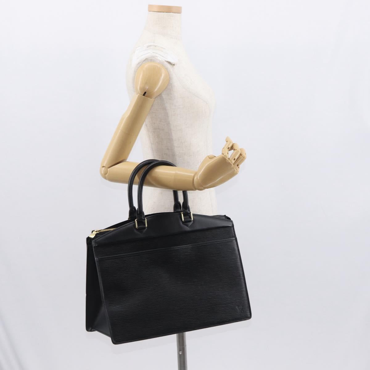 LOUIS VUITTON Epi Riviera Hand Bag Noir Black M48182 LV Auth 162071
