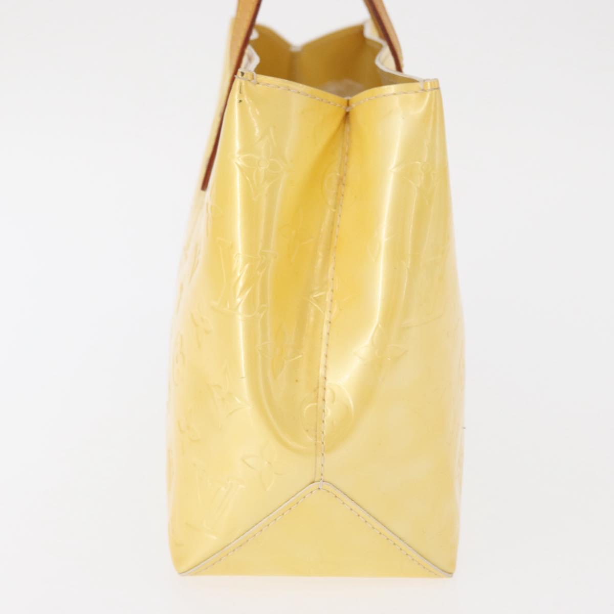 LOUIS VUITTON Monogram Vernis Reade PM Hand Bag Perle M91336 LV Auth 162075