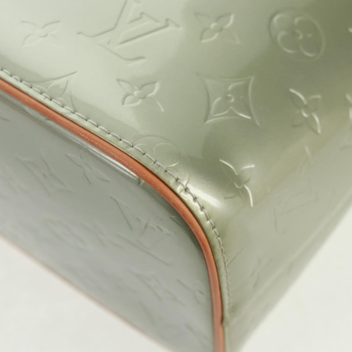 LOUIS VUITTON Monogram Vernis Houston Hand Bag Gris M91053 LV Auth 162078V