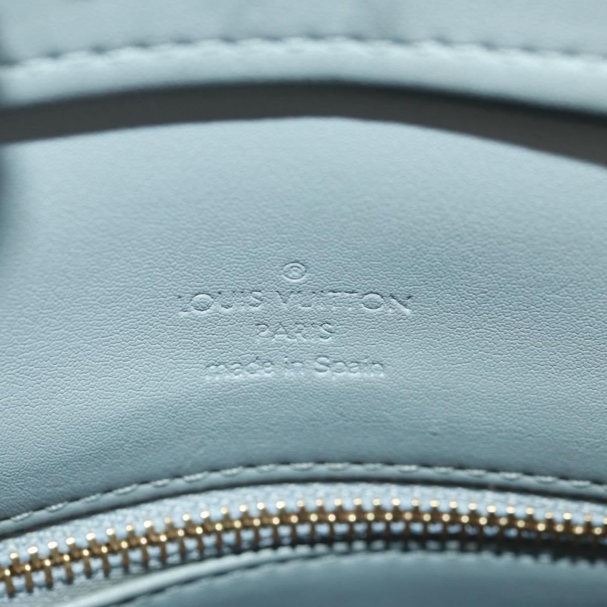 LOUIS VUITTON Monogram Vernis Houston Hand Bag Gris M91053 LV Auth 162078V