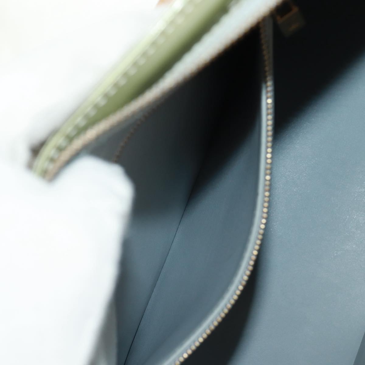 LOUIS VUITTON Monogram Vernis Houston Hand Bag Gris M91053 LV Auth 162078V