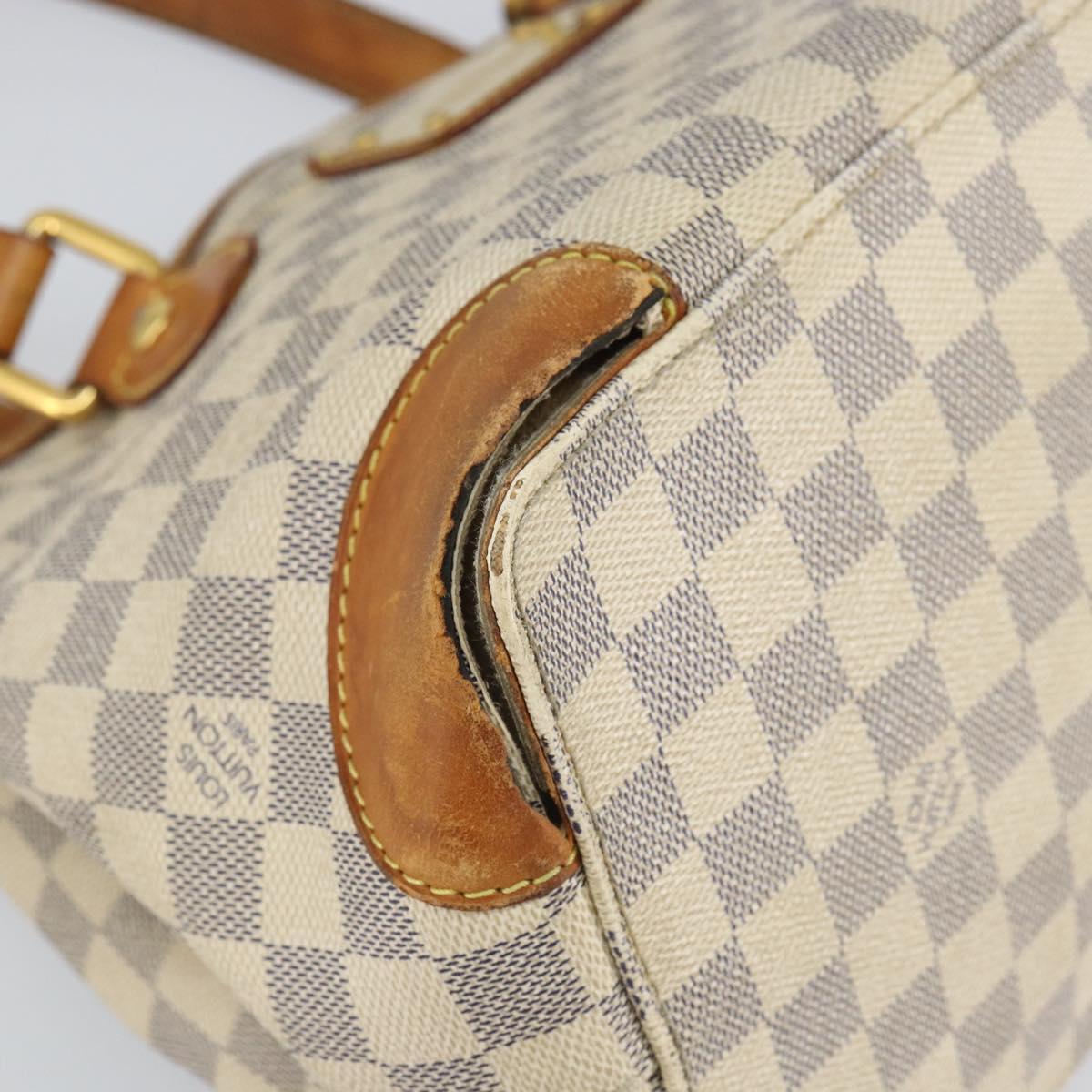 LOUIS VUITTON Damier Azur Hampstead PM Tote Bag N51207 LV Auth 162093