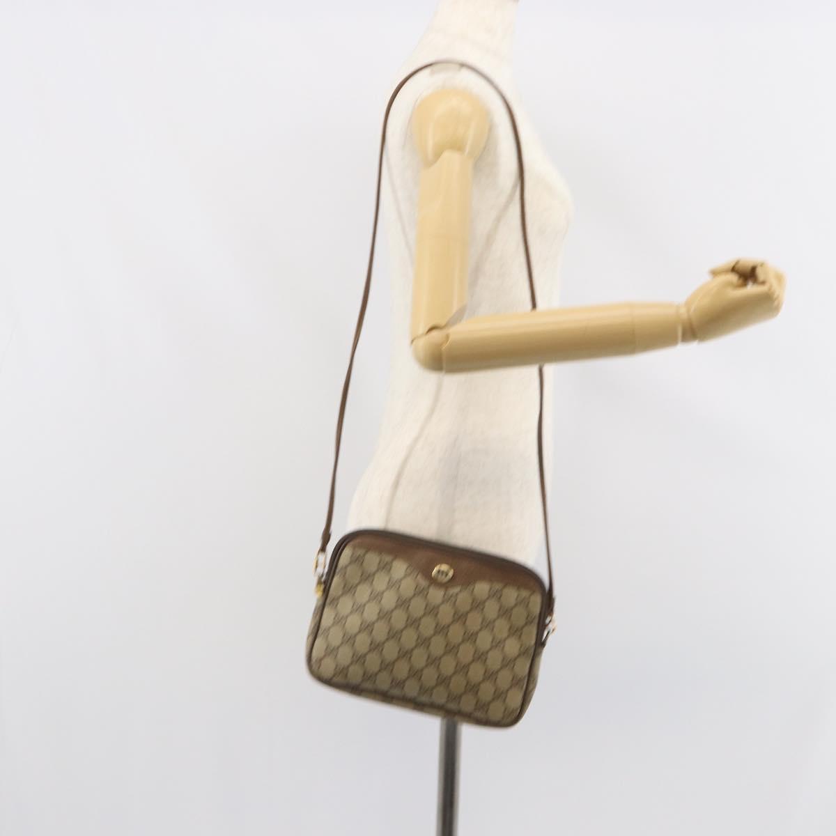 GUCCI GG Supreme Shoulder Bag PVC Beige Gold 56 02 068 Auth 162104