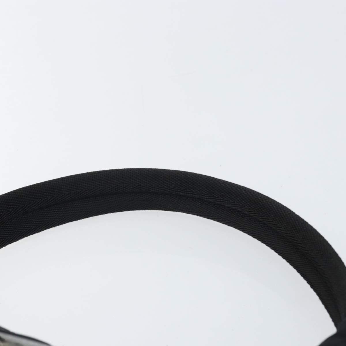 PRADA Hand Bag Nylon Black Auth 162139