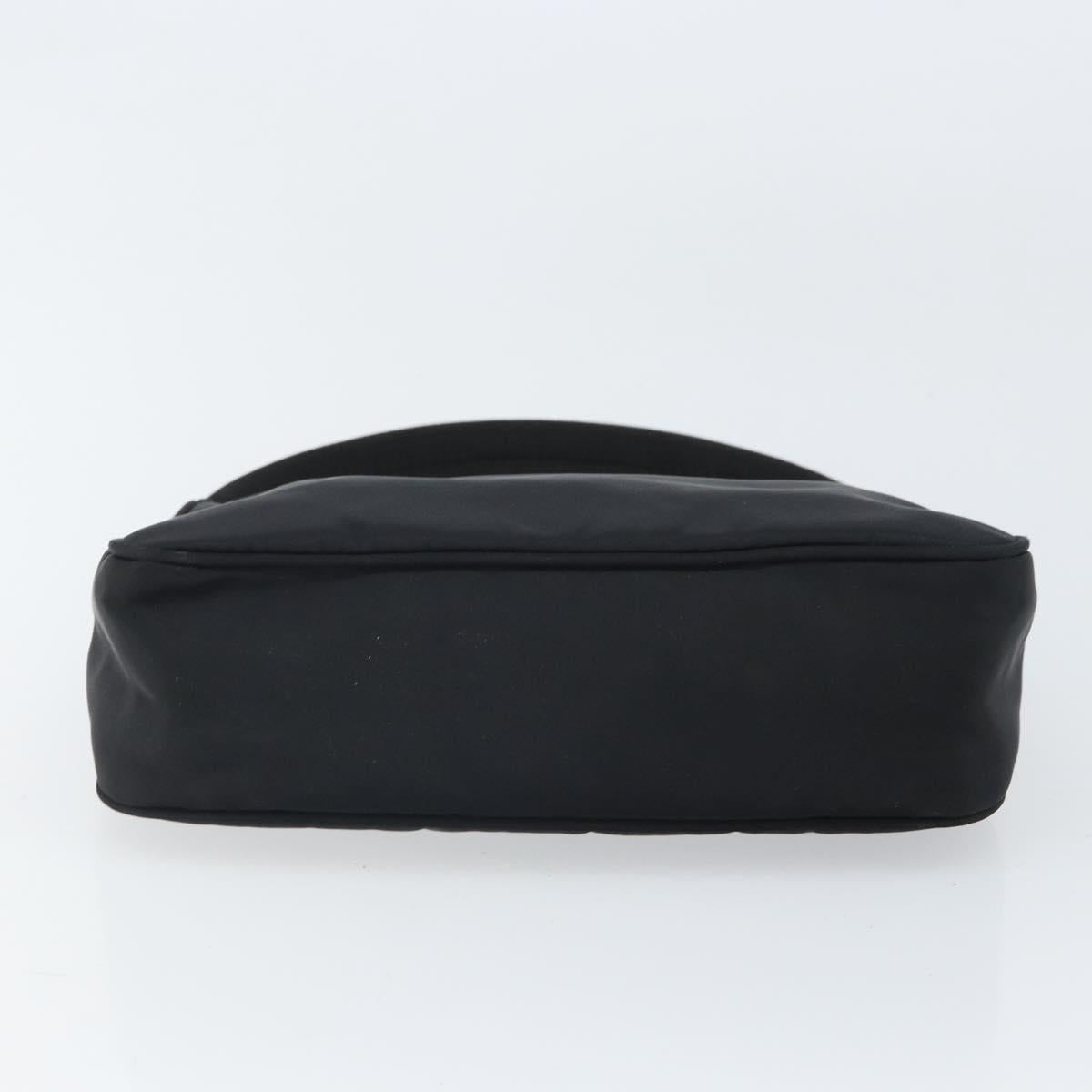PRADA Hand Bag Nylon Black Auth 162139