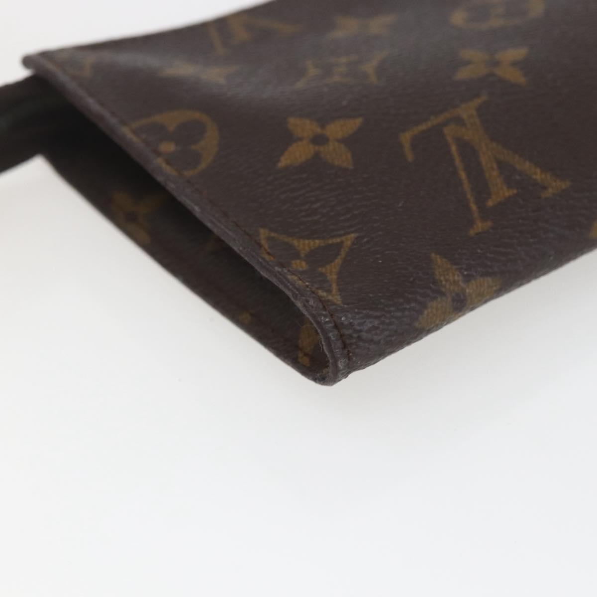 LOUIS VUITTON Monogram Bucket PM Accessory Pouch LV Auth 162210