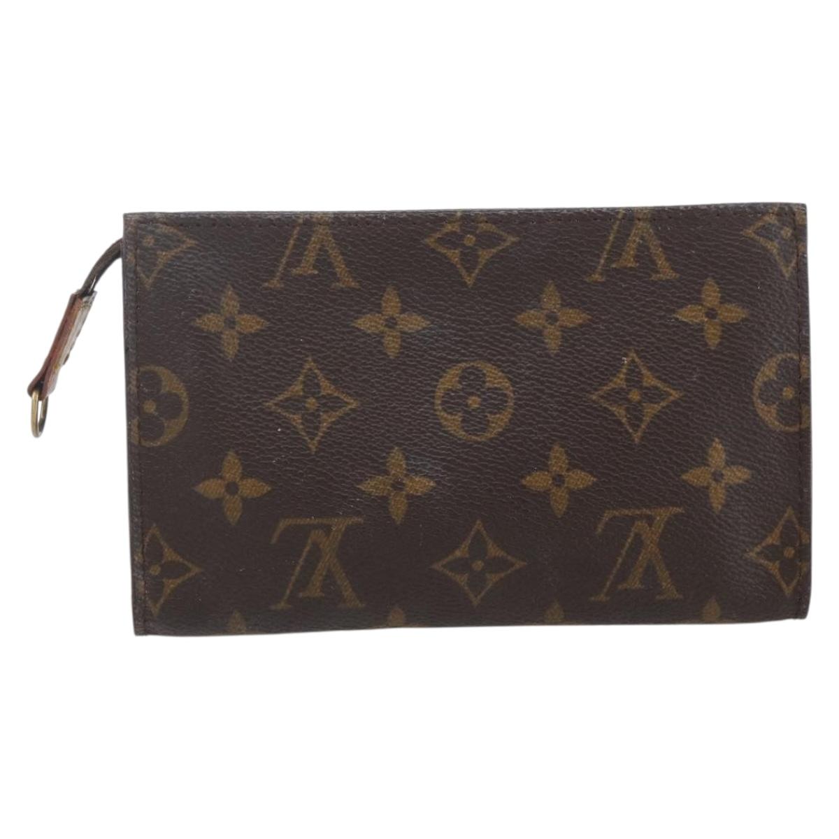 LOUIS VUITTON Monogram Bucket PM Accessory Pouch LV Auth 162210