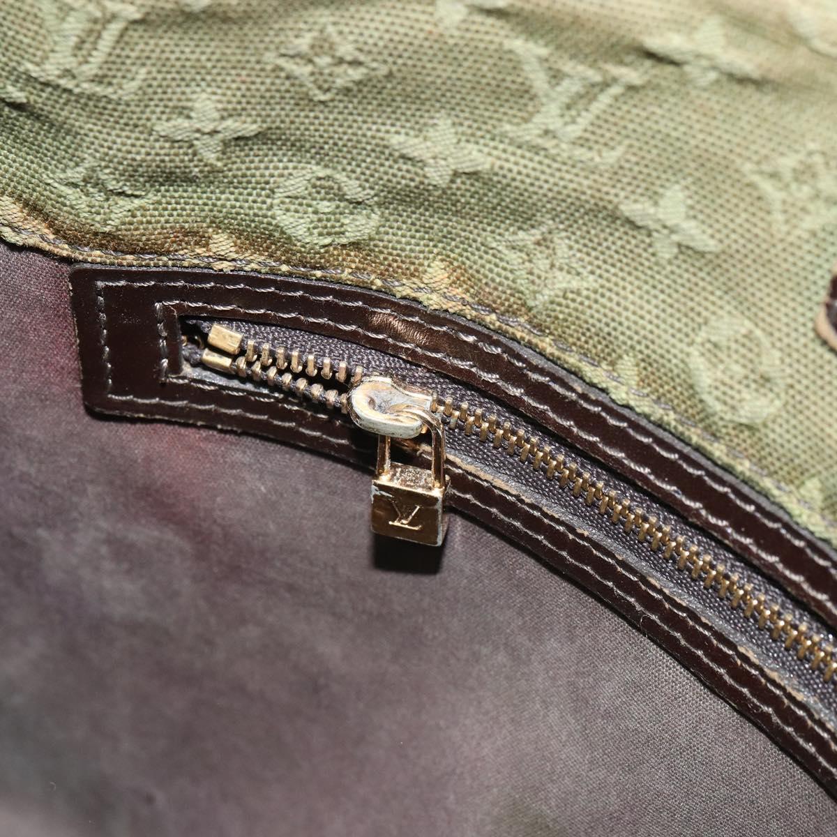 LOUIS VUITTON Monogram Mini Besace Mary Kate Bag TST Khaki M92322 LV Auth 162211