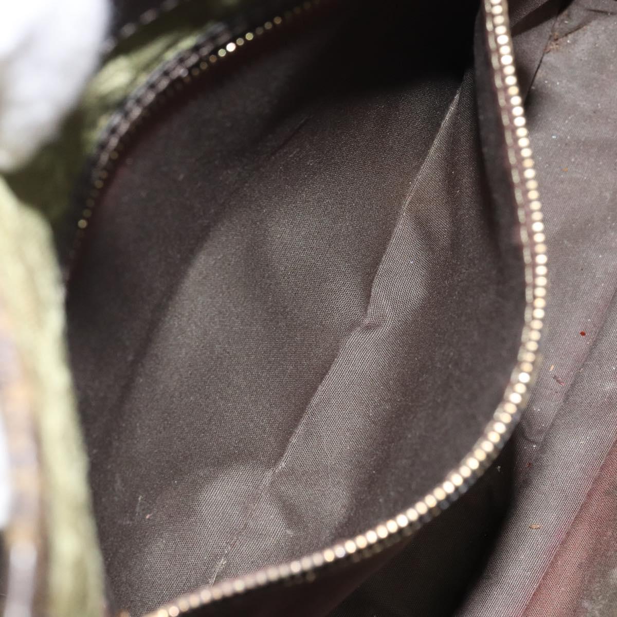 LOUIS VUITTON Monogram Mini Besace Mary Kate Bag TST Khaki M92322 LV Auth 162211