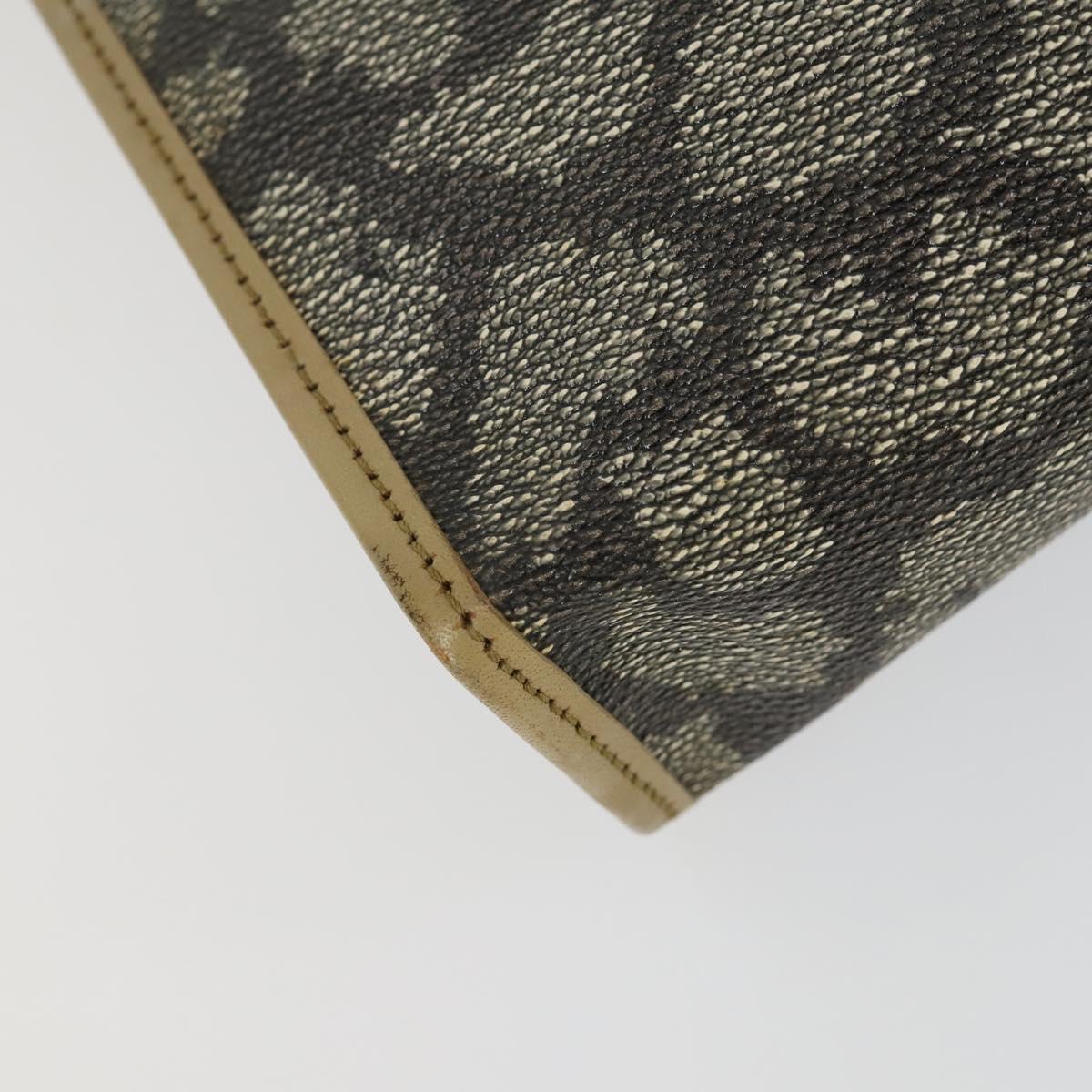 SAINT LAURENT PRADA Bag Nylon PVC 2 Set Gray Khaki Auth 162220