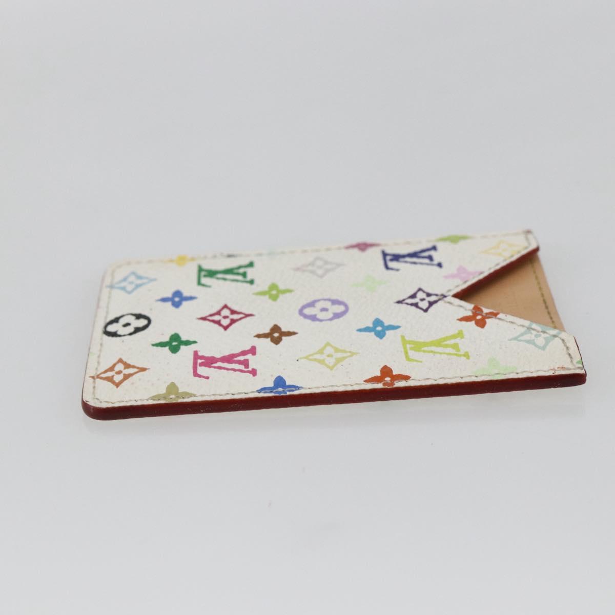 LOUIS VUITTON Monogram Multicolor Etui Miroir White M92651 LV Auth 162263V