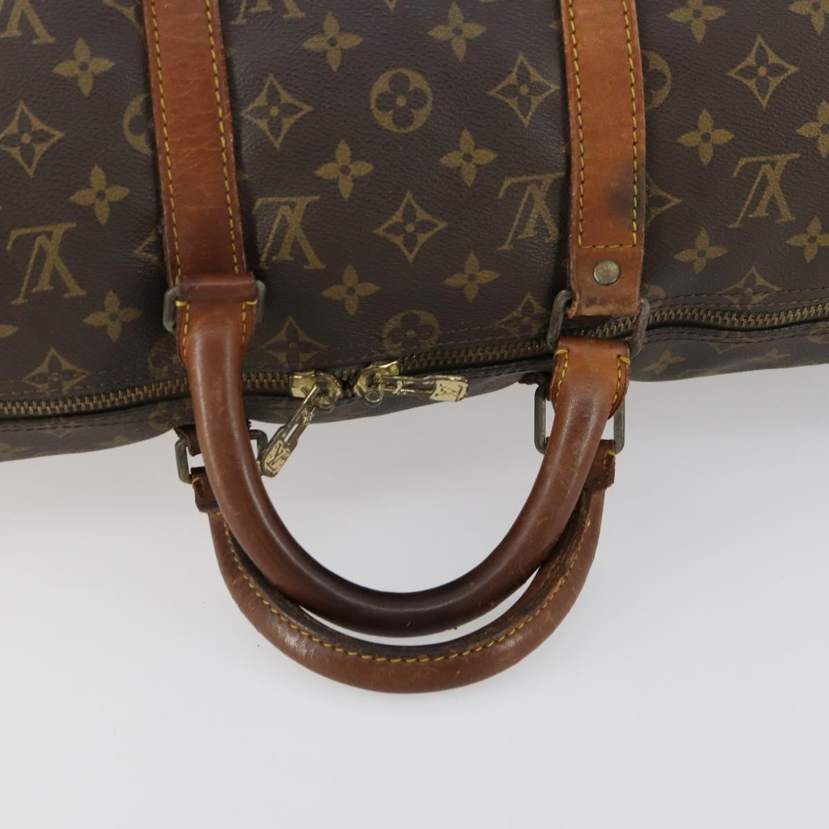 LOUIS VUITTON Monogram Keepall 50 Boston Bag M41426 LV Auth 162280