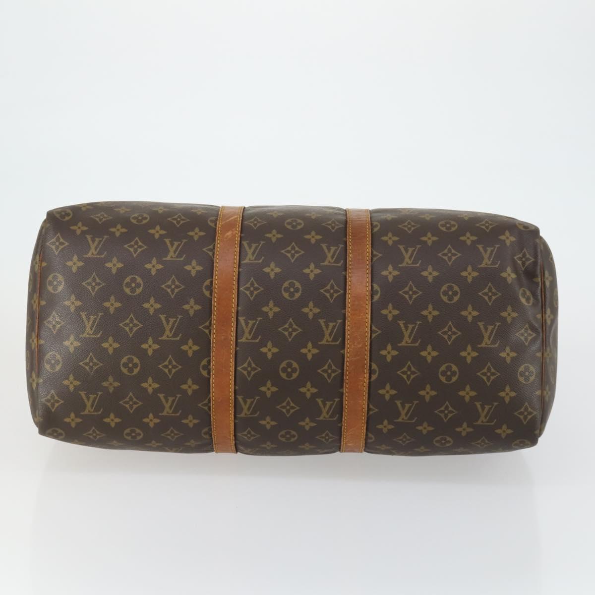 LOUIS VUITTON Monogram Keepall 50 Boston Bag M41426 LV Auth 162280