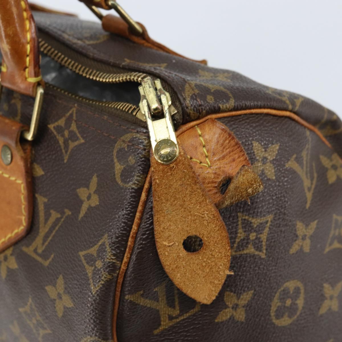 LOUIS VUITTON Monogram Speedy 25 Hand Bag M41528 LV Auth 162284