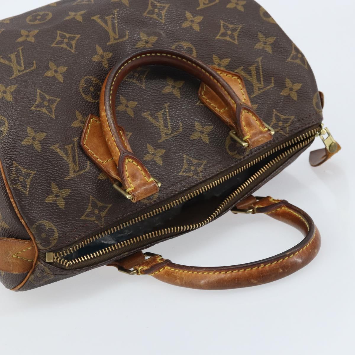 LOUIS VUITTON Monogram Speedy 25 Hand Bag M41528 LV Auth 162284
