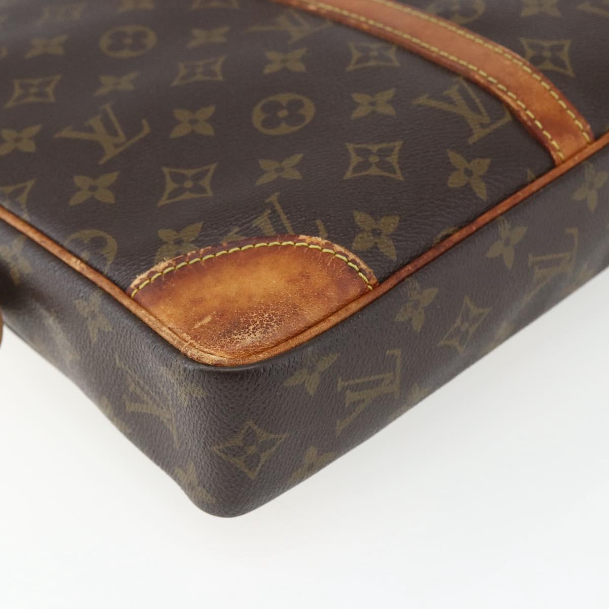 LOUIS VUITTON Monogram Porte Documents Voyage Business Bag M53361 LV Auth 162285