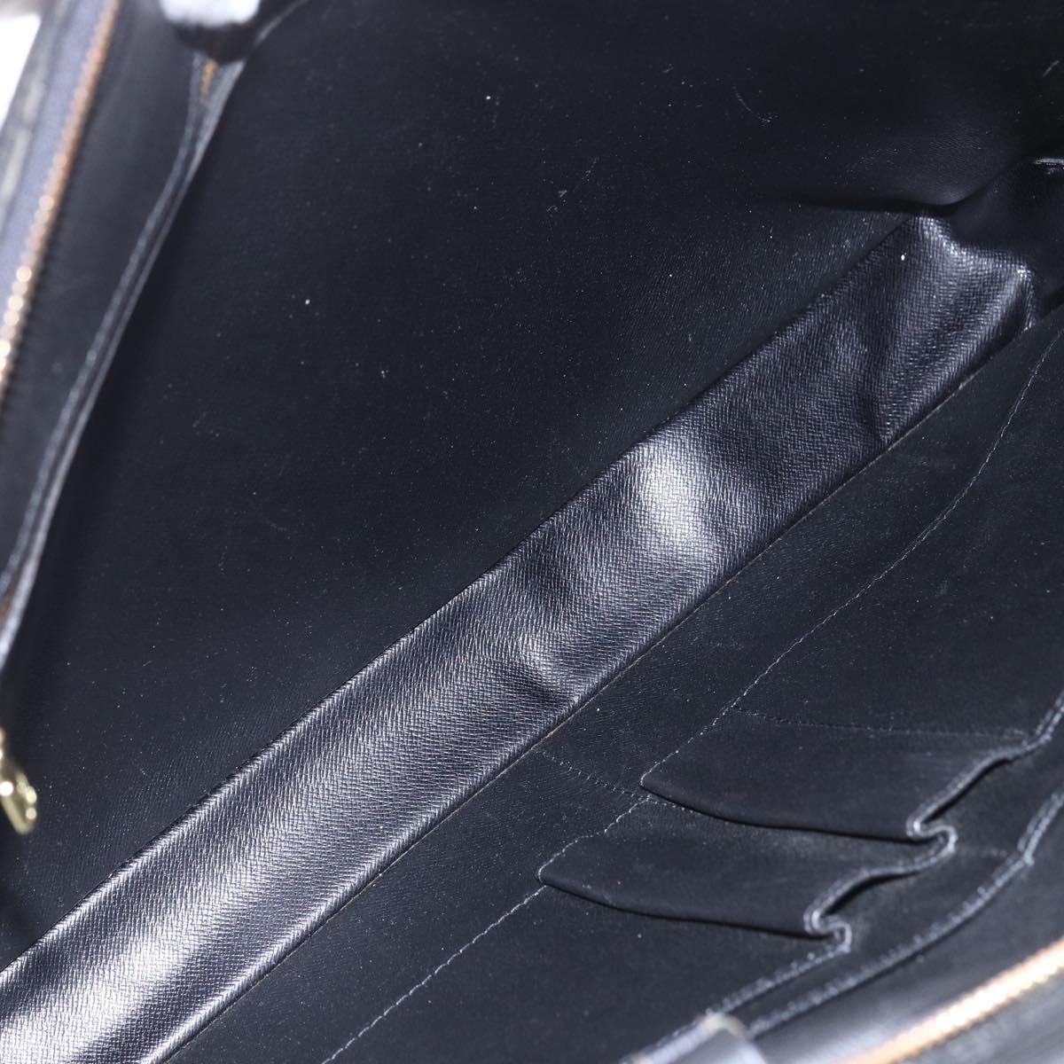 LOUIS VUITTON Epi Porte Documents Voyage Business Bag Black M40321 Auth 162287
